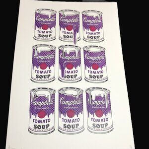 Death NYC RARE - GUCCI Soup Cans - Warhol Fashion Pop Art - Original Signed A/P